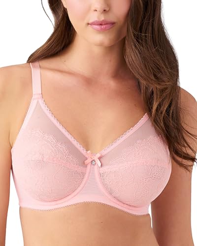 Image of Wacoal Women's Retro Chic Unlined Mesh Full Coverage Underwire Bra, 855186