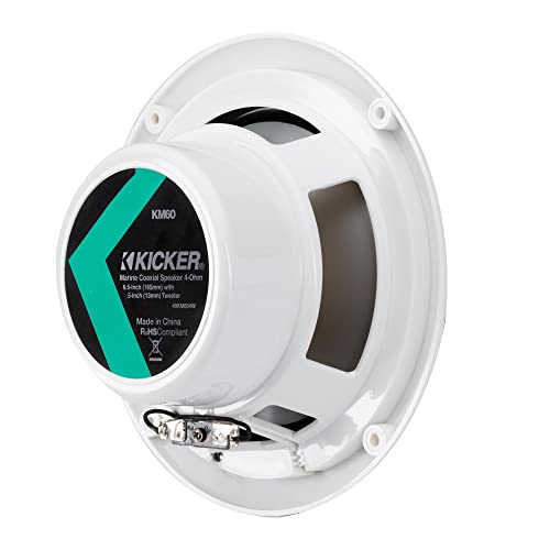 Kicker 49Km604W 6-1/2" 6.5" Km-Series 150W Peak/50W Rms Marine Speakers Km604W #TOP3