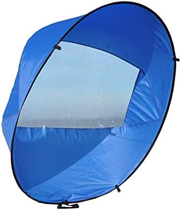 Kayak Downwind Wind Sail, 42" Foldable Paddle Board Rowing Windsurfing w/Clear Clear Window for Kayaks, Canoes, Inflatables, Tandems and Expedition Boats Instant Sail