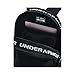 Under Armour Unisex Loudon Backpack, Black (001)/White, One Size Fits All