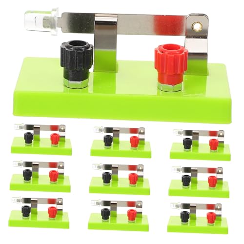 FUNOMOCYA Electricity Experiment Single Pole Switch Set 10pcs Spst Robust User-Friendly