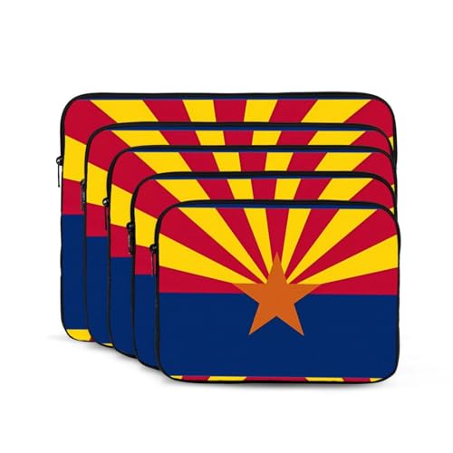 Arizona Flag Laptop Sleeve Case 15 Inch Suitable for Notebook Computer Tablet Traveling Carrying Simple Case2