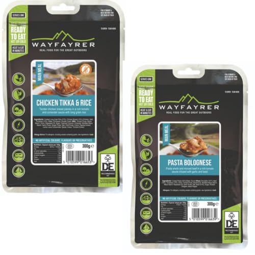 Expedition Ration Pack – Chicken Tikka Rice Pasta Bolognese