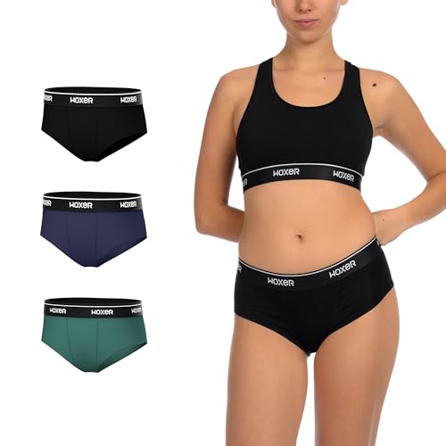 Image of Woxer Women's Classic Seamless Boyshort Panties, Soft Modal Fabric with No Roll Inseam, Chafe-Free, Breathable Design