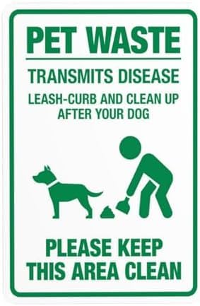 Pet Waste Leash Curb and Clean Up After your Dog