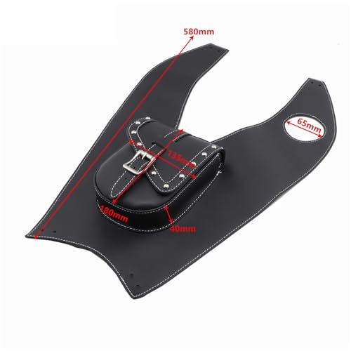 Bolsa de cubierta panel tapa tanque PU artificial motocicleta Suzuki 2