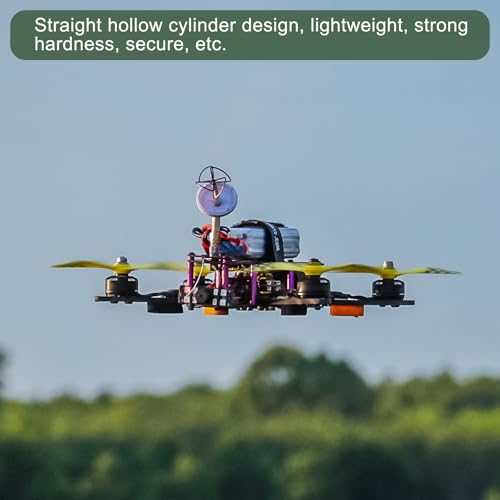 YOKIVE 5 Stück Abstandshalter, Aluminium Runder Gerader Abstandshalter | Verhindert Gelenkverformung, Ideal für Roboter, Drohnen (Blau, M3, 10mm)