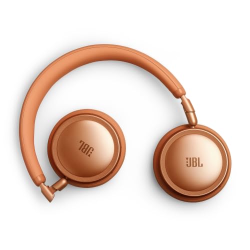 Image of JBL Live 680NC - Wireless on-Ear True Adaptive Noise Cancelling Headphones, JBL Signature Sound with Hi-Res Audio, 2-mic Perfect Calls 2.0 with AI-Trained Algorithm, & Personi-Fi 3.0 (Orange)