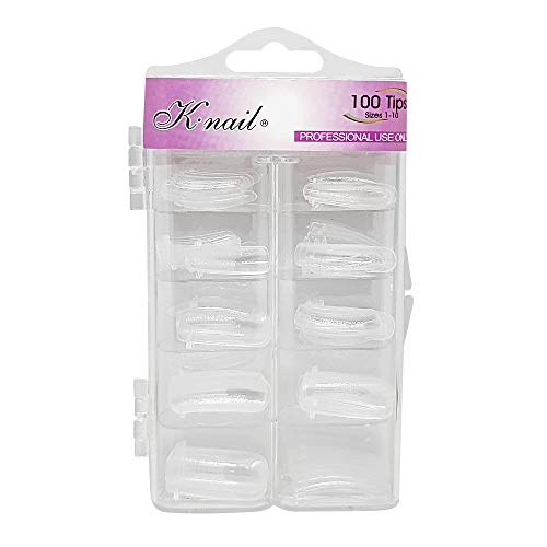 Molde F1 Com K.Nail Reutilizável Unha 100 Unidades