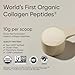 Sports Research® Organic Collagen Peptides - Hydrolyzed Type I & III Collagen Protein Powder Sustainably Sourced from Grass-Fed Bovine - Unflavored, Organic Certified & Gluten Free - 30 Servings