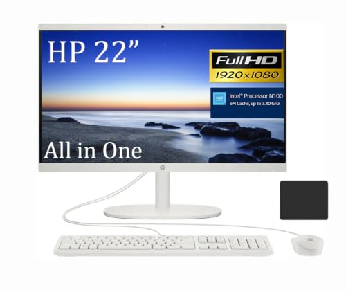 Image of HP 22 inch FHD All-in-One Desktop Computer,Windows 11 Home