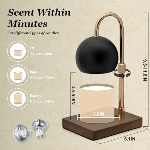 Candle Warmer Lamp with Timer - 19% Off Home Decor Gift - Image 3