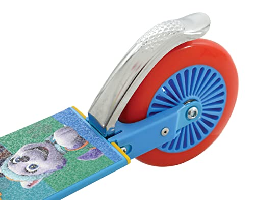 Lizenz Paw Patrol 2-Rad-Scooter für Kinder ab 3 Jahren mit höhenverstellbarer Lenkung, zusammenklappbar für einfachen Transport