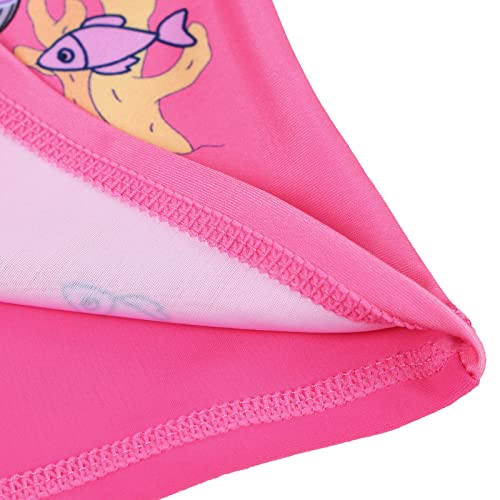 Image of Girls Long Sleeve Zipper Rash Guard 1 Piece UPF 50+ Sun Protection