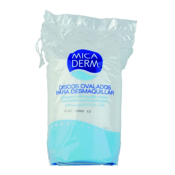 Marca Blanca - MICADERM Discos Desmaquillantes Ovalados, 80 unidades