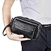 Hebetag Leather Clutch Purse Long Wallet for Men Cell Phone Organizer Holder Wrist Bag Day Pack Business Handbag