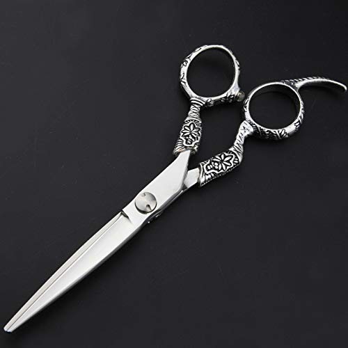 Ciseaux de coiffure professionnels argent de 6 pouces pour coupe précise - 4