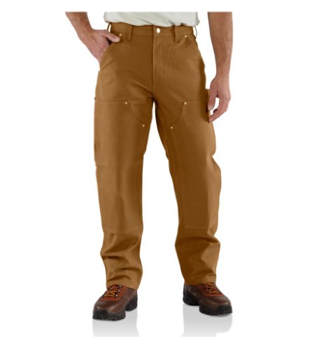 USA製carhartt duck double knee work pants Carhartt Calça masculina Big & Tall Firm Duck Double Front