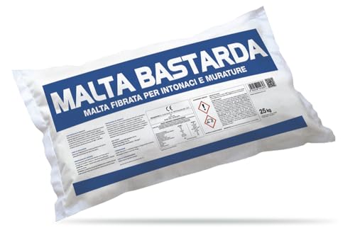 BERNARDELLI - Malta bastarda fibrata per intonaci e murature (Sacco da 25kg)