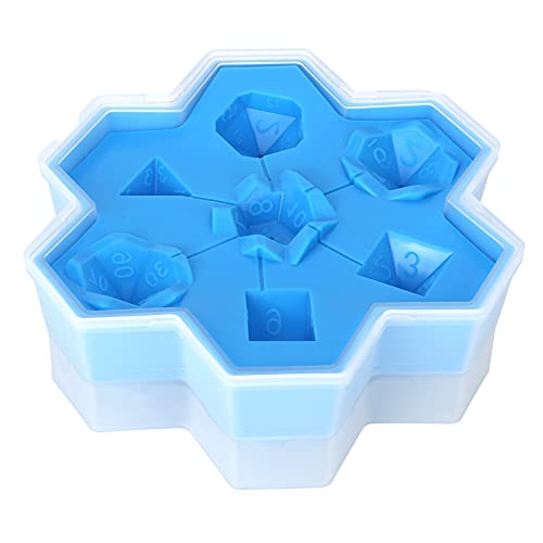 Molde de silicona para cubitos de hielo con 7 formas miniatura 2