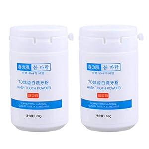 MILISTEN 2 Stks Tandpoeder Tanden Whitening Poeder Tand Koffievlekken Remover Tandheelkundige Bleekpoeder Tand Zorg…