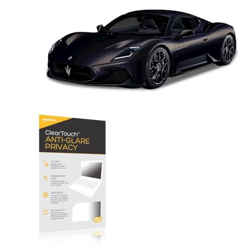 BoxWave Screen Protector Compatible With Maserati 2025 MC20 Display (10.2 in) - ClearTouch Anti-Glare Privacy (2-Pack), Privacy Screen Protector Flexible Film Anti-Glare