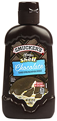 SMUCKERS MAGIC SHELL CHOCOLATE ICE CREAM DESSERT TOPPING 206g