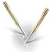 PAMISO 2 Pack Automatic Center Punch, Pamiso 5.1 Inch Spring Loaded Drill Punch Tool,Brass Window Spring Punch Tool, Fixed Point & Car Window Glasses Break