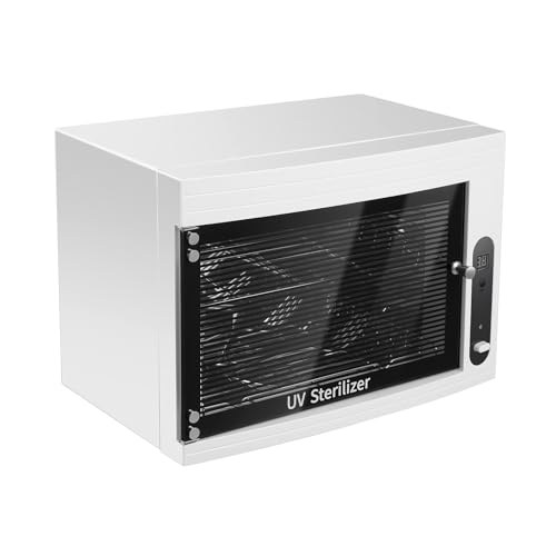 Armario desinfectante profesional con ozono UV, 3 en 1 con pantalla LCD y 3 funciones de temporizador, para teléfonos móviles, máscaras, joyas, matar gérmenes con luz UV LED y sozona de alto Armario desinfectante profesional con ozono UV, 3 en 1 con pantalla LCD y 3 funciones de temporizador, para teléfonos móviles, máscaras, joyas, matar gérmenes con luz UV LED y sozona de alto