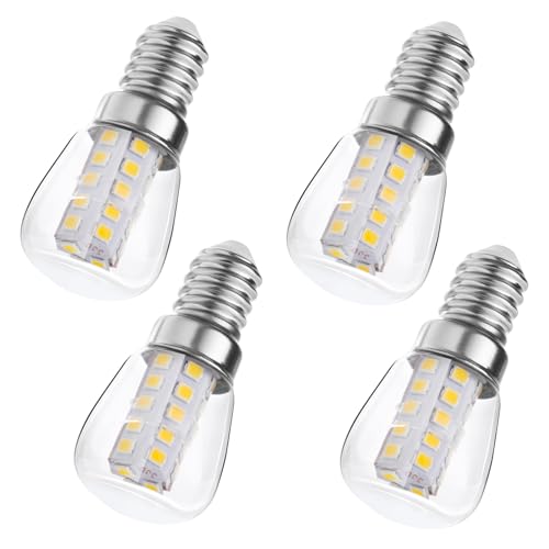 DECOMELODY 4 Pieces bombilla del refrigerador reemplazo de la luz del refrigerador bombilla de nevera Máquina de coser LED