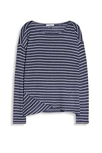 Esprit 047cc1k011 suéter, Multicolor (Dark Blue), 42 (Talla del Fabricante: X-Large) para Mujer