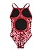 TYR Girls' Durafast Elite Diamondfit Swimsuit, Red Crystalized, 24