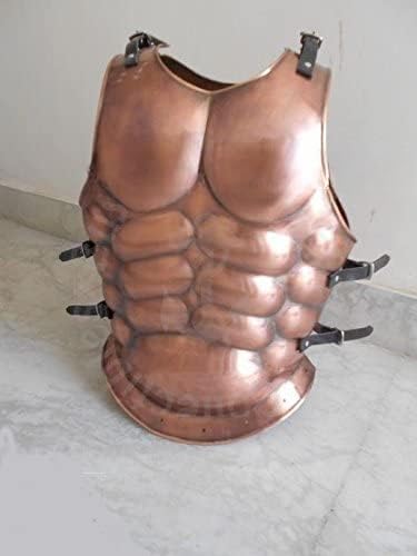 Roman Muscle Armor with Copper Antique Finish by Nauticalmart