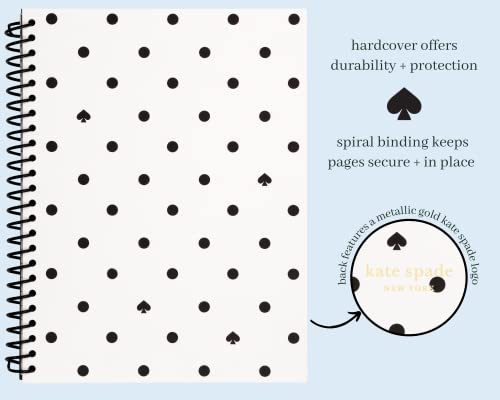 Mini notebook Kate Spade ligné petit format pour carnet de notes et journal intime