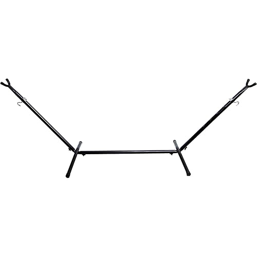Heavy Duty Adjustable Steel Hammock Stand, 9-Foot, 450-Pound Capacity, Weather Resistant, Easy to Assemble