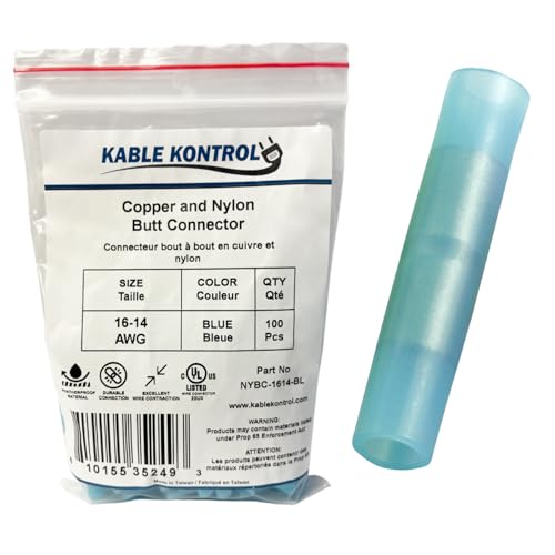 Conectores aislados de nailon Kable Kontrol para cableado seguro de barcos y coches 1