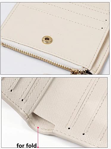 Anime 002 Bifold Wallet Artificial Leather Money Bag Slim Credit Card Holder, Purse for Girls(Beige)2