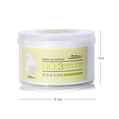 Frcolor Zelletten Rolle Zellstofftupfer Einweg Make Up Entferner Kosmetik Wattepads 600 Stück – Bild 7