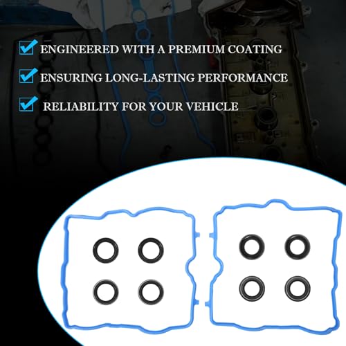 Image of Engine Valve Cover Gasket Set Fit for Crosstrek Impreza XV Crosstrek 2.0L, Forester Legacy Outback 2.5L 2013-2019 Replaces 13270AA29A, VS50830R