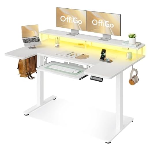 U Shaped Electric Standing Desk
