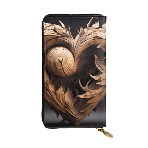 Portefeuille en cuir femme noir HYTTER grand portefeuille zippé porte-carte