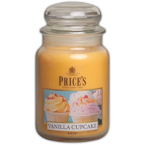 Price's Vanilla Cupcake Large Jar Candle Cover