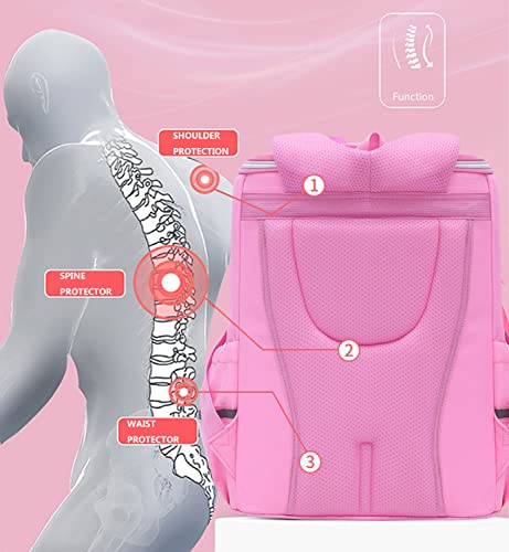 Unisex Backpack for Boys Girls, School Bag Travel Backpack Shoulder Bag For Spine Protection - Unicorn4