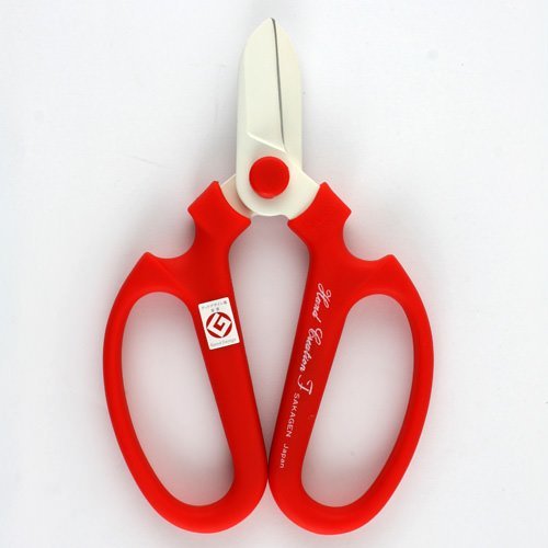 Preisvergleich Produktbild Ikebanaschere Hand Creation rot für Rechtshänder IZH-142R aus Japan