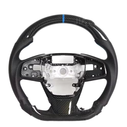 �Ԃ̃X�e�A�����O�z�C�[�����i Compatible With Civic Gen 10th Type R 2016 2017 2018 2019 2020 2021 �n�C�h���f�B�b�v�J�[�{���t�@�C�o�[�J�[�p�[�c���[�V���O�X�e�A�����O�z�C�[�������p(Ligh