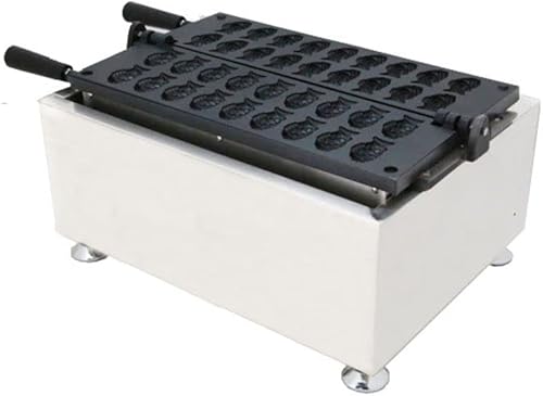 Miniatura 4 de GOOSENECK Taiyaki Maker Takoyaki Maker japonés en forma de pez comercial para panqueques waflera 110 V para restaurante uso doméstico 18 piezas