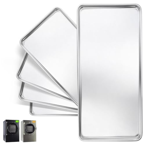 Metal Trays for Harvest Right Freeze Dryer Medium 5Pcs, Freeze Dryer Pans Replacement for Harvest Right Trays, Fit for Harvest Right Home pro Freeze Dryer Machine, Easy to Demold, Corrosion-Resistant