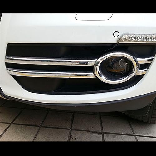 Accessoires extérieurs automobiles grille de phare antibrouillard chrome - 3
