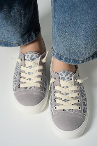 Image of Sundays Canvas Sneakers Women - Memory Foam Insole with Breathable Canvas Shoes for Women Footwear - Non-Slip with Lightweight and Comfortable Womens Sneakers