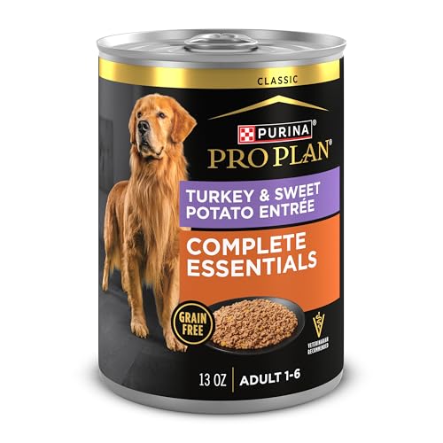 Purina Pro Plan Dog Food, Grain Free Wet Classic Turkey and Sweet Potato Entrée - (Pack of 12) 13 oz. Cans